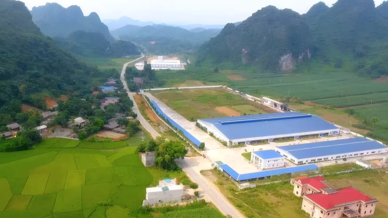 The JW Agricultural Products plant at Phuc Ung Industrial Cluster, Tuyen Quang