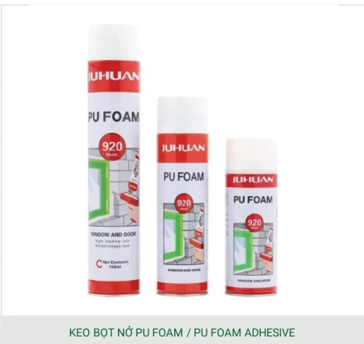 Keo bọt nở PU Foam Juhuan 920 - Phú Sơn Group phân phối