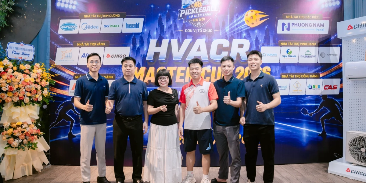 Phu Son Group supports the 2026 Hanoi HVACR industry pickleball tournament