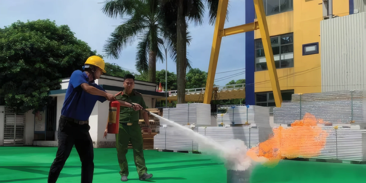 Fire-fighting and rescue training for our staff